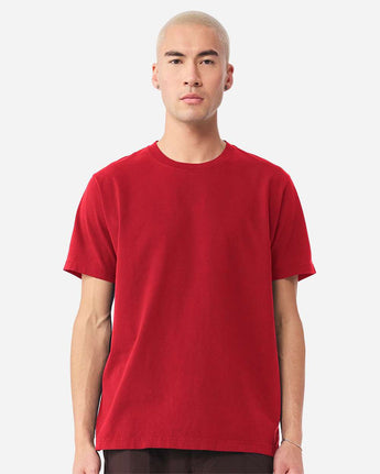Pretreated BELLA+CANVAS 4810GD Unisex Heavyweight Garment-Dyed Tee - Pop Red