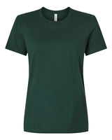 Pretreated BELLA+CANVAS 6400 Women's Relaxed Jersey Tee - Forest