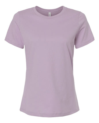 Pretreated BELLA+CANVAS 6400 Women's Relaxed Jersey Tee - Light Violet