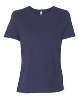 Pretreated BELLA+CANVAS 6400 Women's Relaxed Jersey Tee - Navy