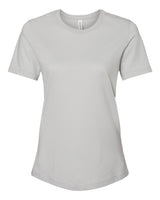 Pretreated BELLA+CANVAS 6400 Women's Relaxed Jersey Tee - Solid Athletic Grey