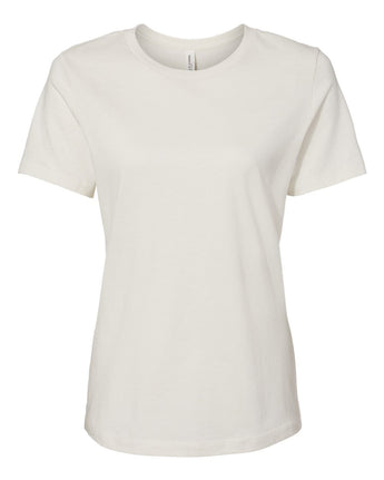 Pretreated BELLA+CANVAS 6400 Women's Relaxed Jersey Tee - Vintage White