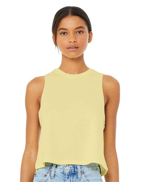 Pretreated Bella+Canvas 6682 Women's Racerback Crop Tank