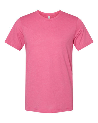 Pretreated BELLA+CANVAS 3413 Unisex Triblend Tee - Charity Pink