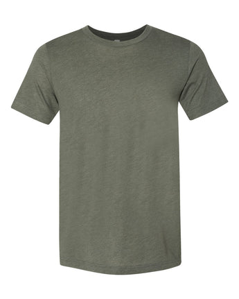 Pretreated BELLA+CANVAS 3413 Unisex Triblend Tee - Military Green