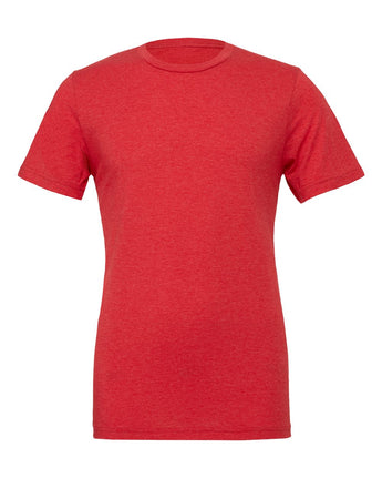 Pretreated BELLA+CANVAS 3413 Unisex Triblend Tee - Red