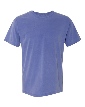 Pretreated Comfort Colors 1717 Garment-Dyed Heavyweight T-Shirt - Periwinkle
