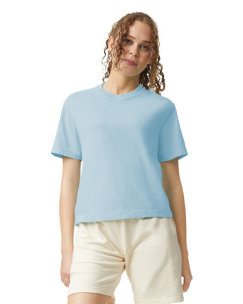 Pretreated Comfort Colors 3023CL Women's Heavyweight Boxy T-Shirt - Chambray