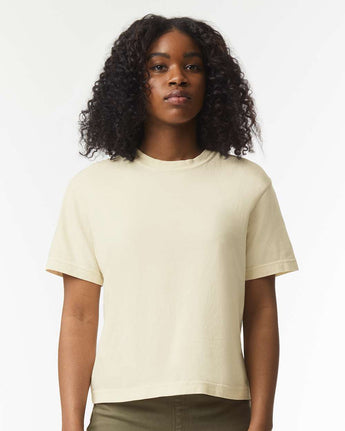 Pretreated Comfort Colors 3023CL Women's Heavyweight Boxy T-Shirt - Ivory