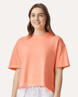 Pretreated Comfort Colors 3023CL Women's Heavyweight Boxy T-Shirt - Neon Cantaloupe