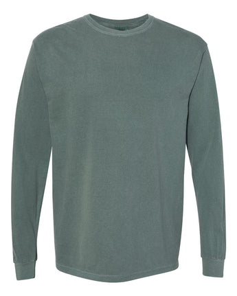 Pretreated Comfort Colors 6014 Garment-Dyed Heavyweight Long Sleeve T-Shirt - Spruce