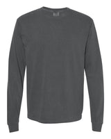 Pretreated Comfort Colors 6014 Garment-Dyed Heavyweight Long Sleeve T-Shirt - Pepper