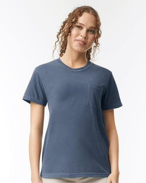 Pretreated Comfort Colors 6030 Garment-Dyed Heavyweight Pocket T-Shirt