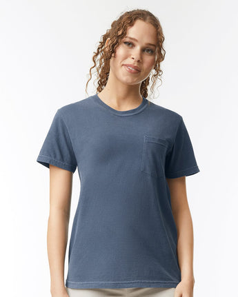 Pretreated Comfort Colors 6030 Garment-Dyed Heavyweight Pocket T-Shirt