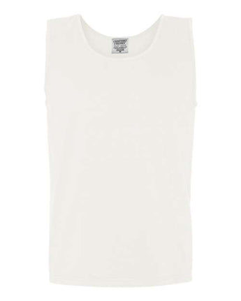 Pretreated Comfort Colors 9360 Garment-Dyed Heavyweight Tank Top - White