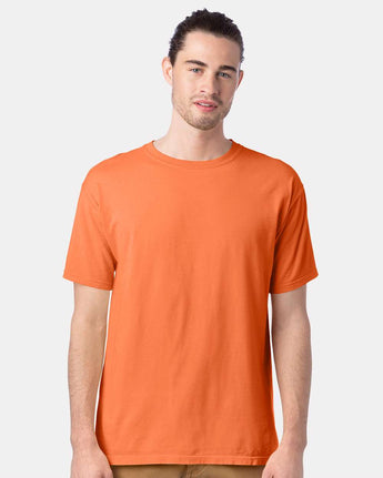 Pretreated ComfortWash GDH100 Garment-Dyed T-Shirt - Horizon Orange