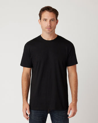Pretreated Cotton Heritage M1045 Tubular T-Shirt - Black