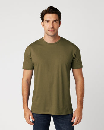 Pretreated Cotton Heritage M1045 Tubular T-Shirt - Military Green