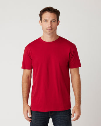 Pretreated Cotton Heritage M1045 Tubular T-Shirt - Red