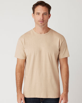 Pretreated Cotton Heritage M1045 Tubular T-Shirt - Sand