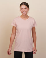 Pretreated Enza 02479 Ladies Essential Relaxed Crew - Silver Pink