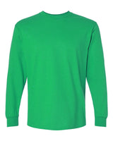 Pretreated Gildan 2400 Ultra Cotton Long Sleeve T-Shirt - Irish Green