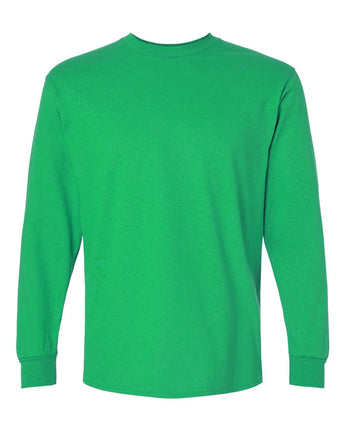 Pretreated Gildan 2400 Ultra Cotton Long Sleeve T-Shirt - Irish Green