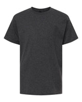 Pretreated Gildan 3000B Youth Light Cotton T-Shirt - Heather Dark Grey