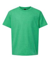Pretreated Gildan 3000B Youth Light Cotton T-Shirt - Heather Irish Green