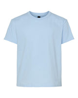 Pretreated Gildan 3000B Youth Light Cotton T-Shirt - Light Blue