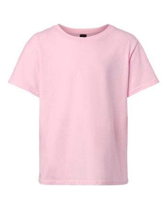 Pretreated Gildan 3000B Youth Light Cotton T-Shirt - Light Pink
