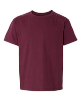 Pretreated Gildan 3000B Youth Light Cotton T-Shirt - Maroon