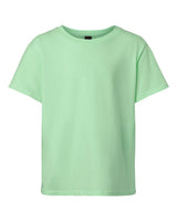 Pretreated Gildan 3000B Youth Light Cotton T-Shirt - Mint Green