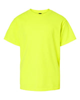 Pretreated Gildan 3000B Youth Light Cotton T-Shirt - Safety Green