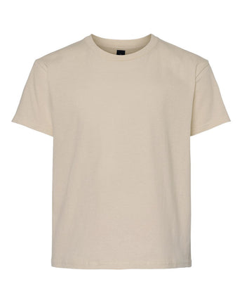 Pretreated Gildan 3000B Youth Light Cotton T-Shirt - Sand