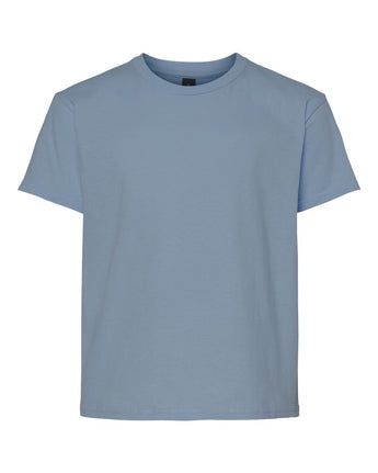 Pretreated Gildan 3000B Youth Light Cotton T-Shirt - Stone Blue
