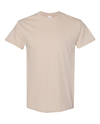 Pretreated Gildan 5000 Heavy Cotton T-Shirt - Sand