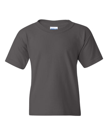 Pretreated Gildan 5000B Youth Heavy Cotton T-Shirt - Charcoal