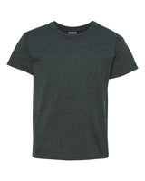 Pretreated Gildan 5000B Youth Heavy Cotton T-Shirt - Dark Heather