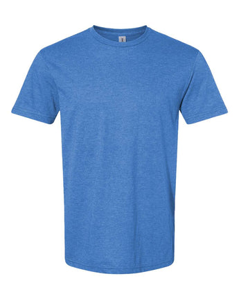 Pretreated Gildan 64000CVC Softstyle CVC T-Shirt - Carolina Blue Mist