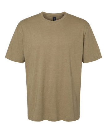 Pretreated Gildan 64000CVC Softstyle CVC T-Shirt - Dune Mist