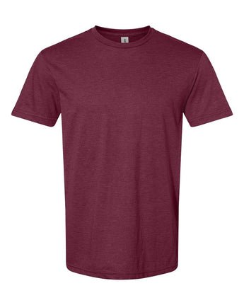 Pretreated Gildan 64000CVC Softstyle CVC T-Shirt - Maroon Mist