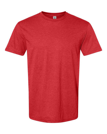 Pretreated Gildan 64000CVC Softstyle CVC T-Shirt - Red Mist