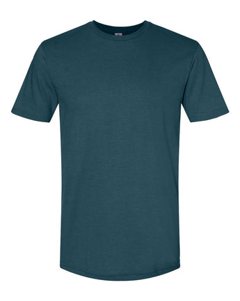 Pretreated Gildan 64000CVC Softstyle CVC T-Shirt - Steel Blue