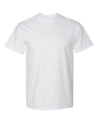 Pretreated Gildan H000 Unisex Hammer T-Shirt - White