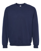 Pretreated Gildan SF000 Softstyle Midweight Crewneck Sweatshirt - Navy
