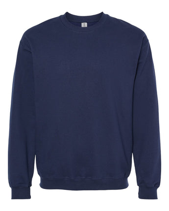 Pretreated Gildan SF000 Softstyle Midweight Crewneck Sweatshirt - Navy