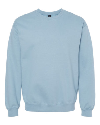 Pretreated Gildan SF000 Softstyle Midweight Crewneck Sweatshirt - Stone Blue