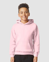 Pretreated Gildan SF500B Softstyle Youth Hooded Sweatshirt - Light Pink