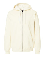 Pretreated Gildan SF600 Softstyle Full-Zip Hooded Sweatshirt - Off White